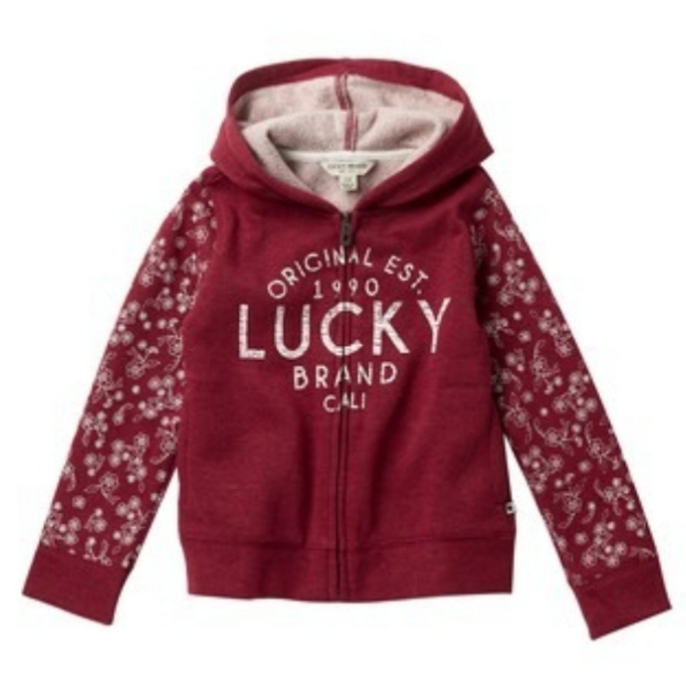NEW LUCKY BRAND KID HOODIE Size 3T
